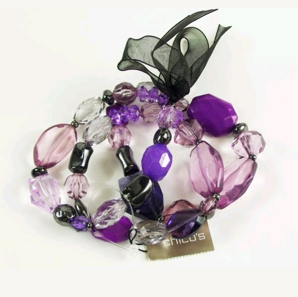 Chico's Jewelry - Chico's Multi-colored bead Bracelet NWT